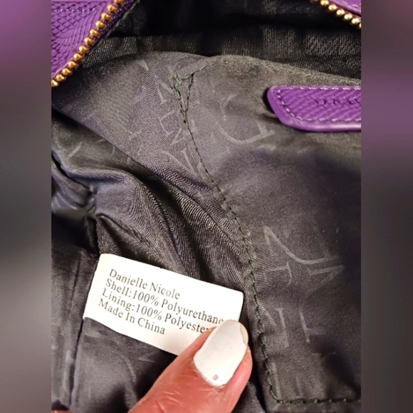 Danielle Nicole Nolan Crossbody Purple Bag - Picture 8 of 11